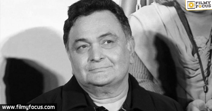 Indian Legendary actor Rishi Kapoor passes away