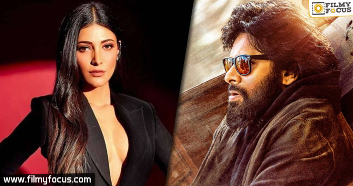 Shruthi Hassan walked out of Vakeel Saab?