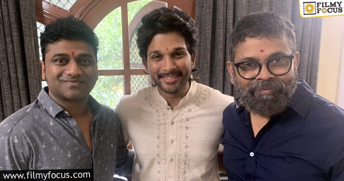 Music sittings complete for Allu Arjun’s Pushpa