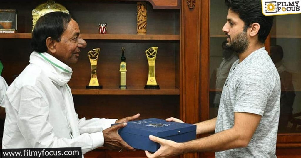 Nithiin Invites Telangana Cm Kcr