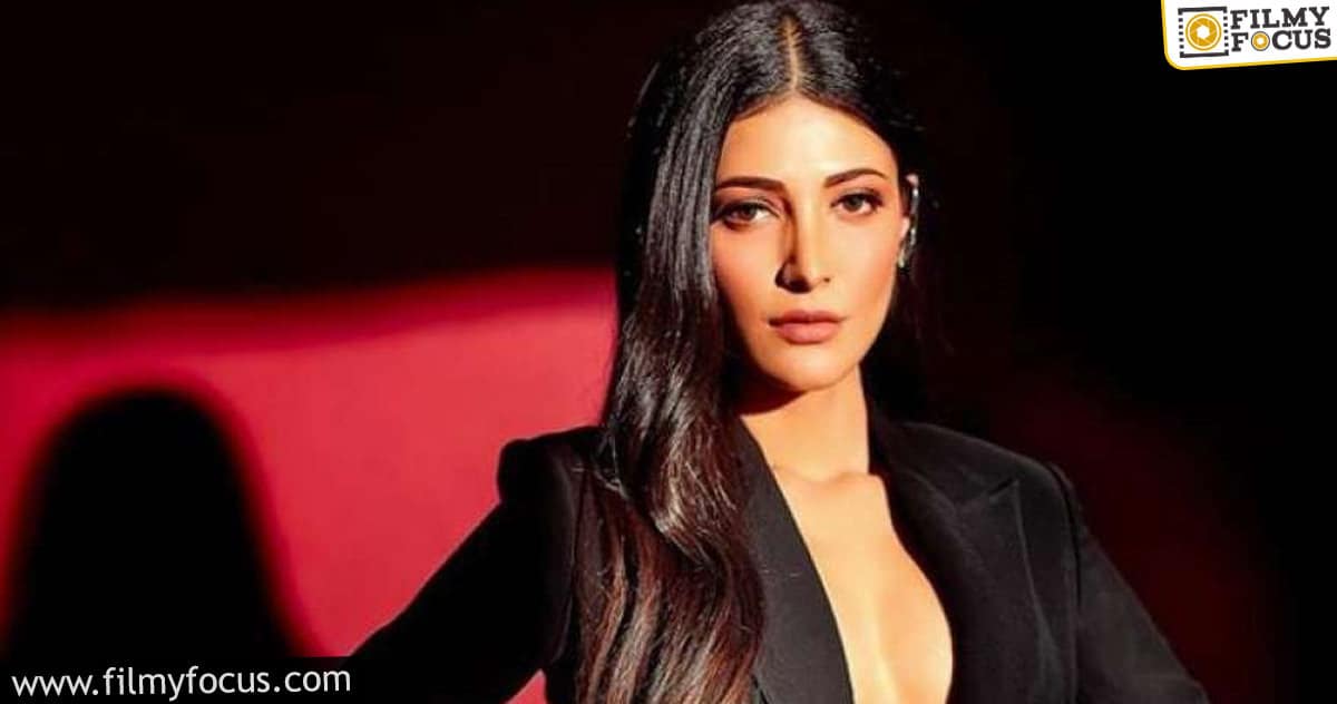 Shruti Hassan ready to join Vakeel Saab