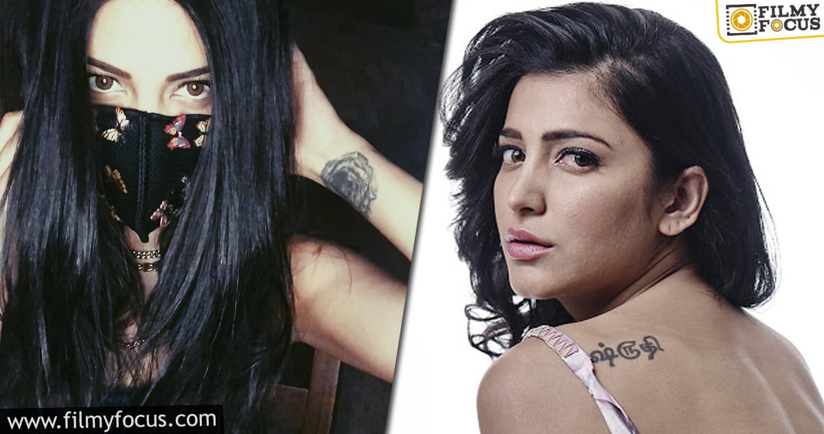 Shruti Hassan reveals about her tattoos and their places on her body