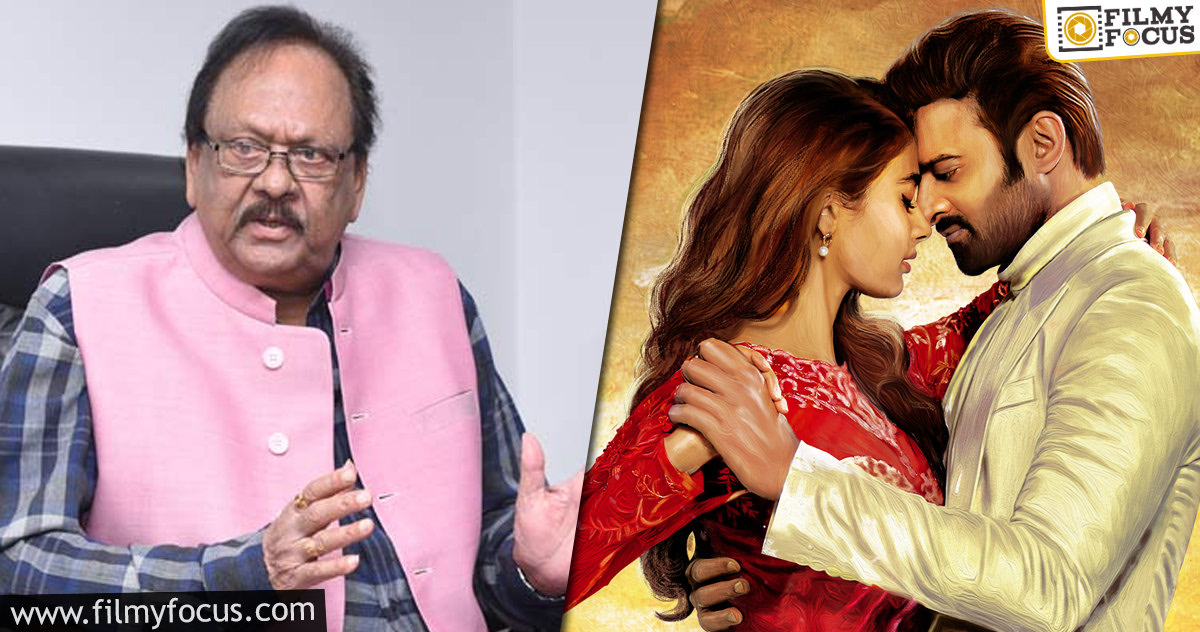 Krishnam Raju clarifies on Radhe Shyam status