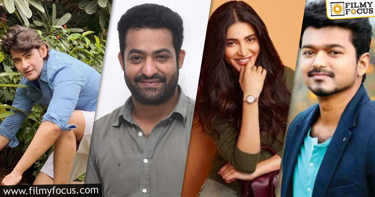 Mahesh challenges NTR, Vijay, and Shruti Hassan on his birthday