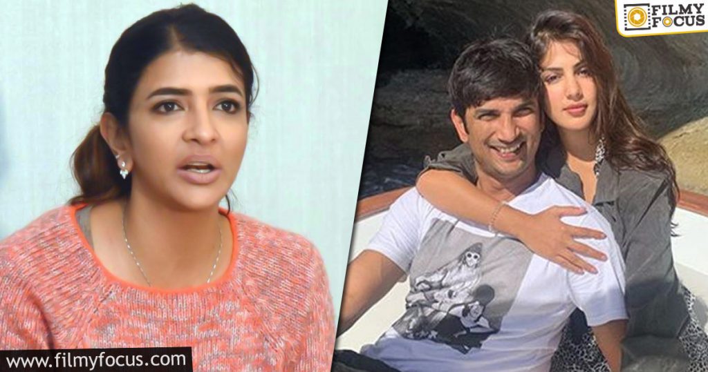 Manchu Lakshmi Comes In Support Of Rhea Chakraborty