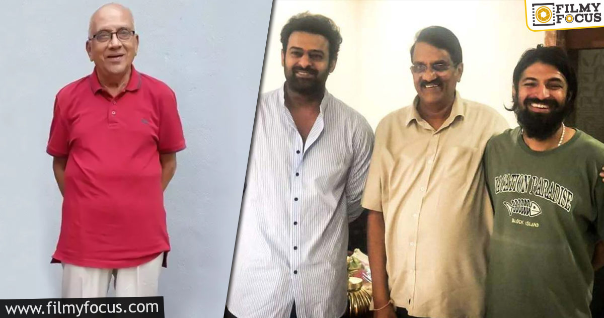 Singeetam Srinivasa Rao garu comes On Board For Prabhas, Nag Ashwin’s Pan India Film