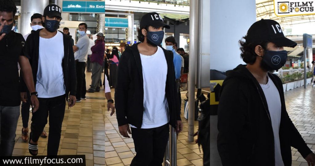 Allu Arjun Spotted In A Casual Look At The Airport
