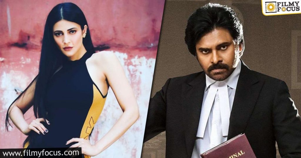 Shruti Haasan To Take Full Remuneration For Vakeel Saab