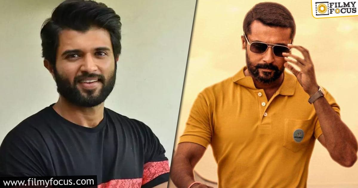 Vijay Deverakonda in awe of Suriya’s Aakasham Nee Haddura