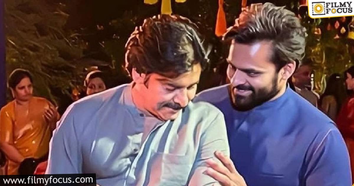 Sai Dharam Tej talks about the candid pic with Pawan Kalyan