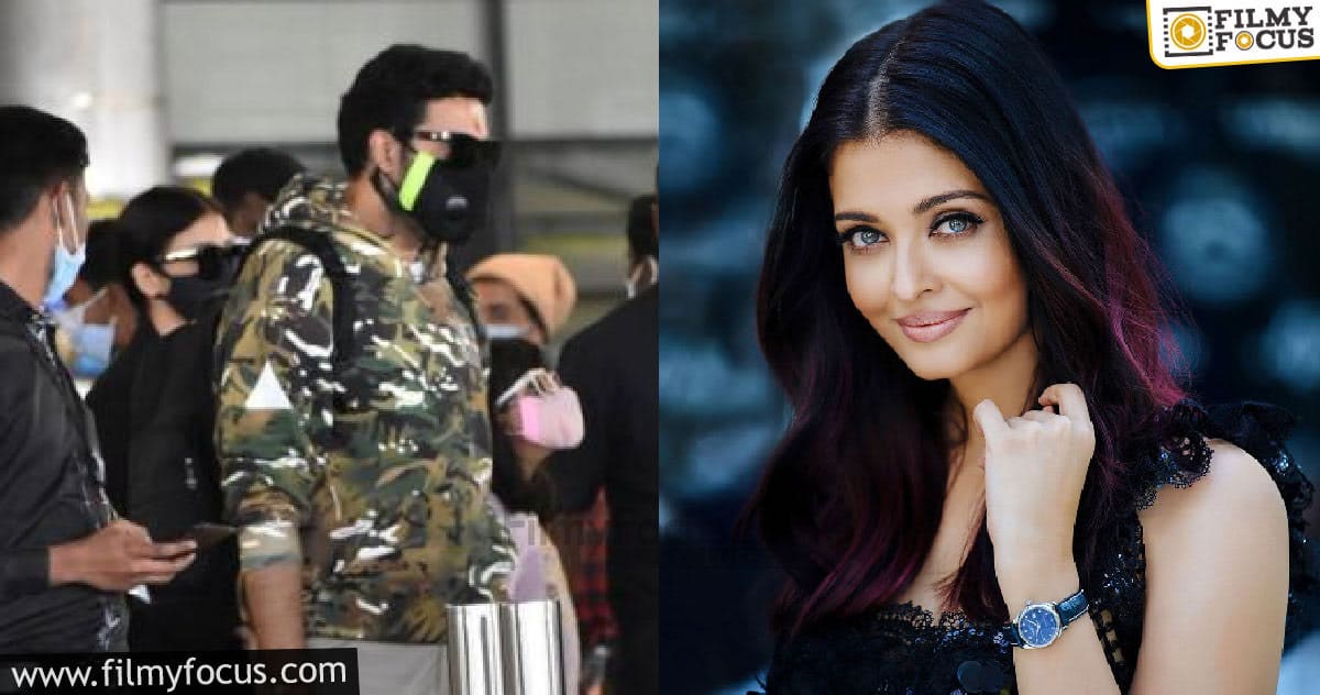 Aishwarya Rai in Hyderabad to shoot for her next