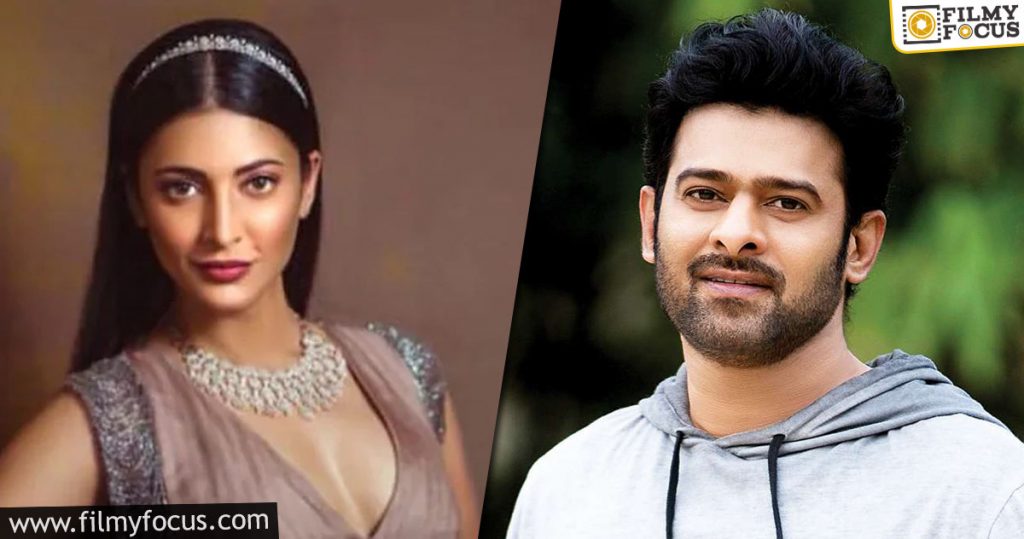 Shruti Haasan Finalized In Prabhas's Salaar
