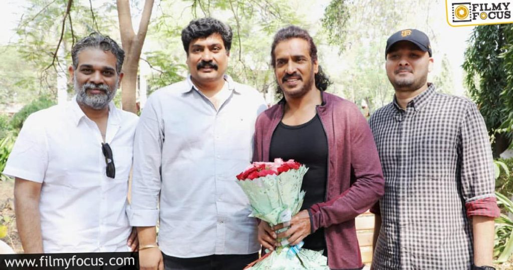 Kannada Star Upendra Joins Ghani Sets