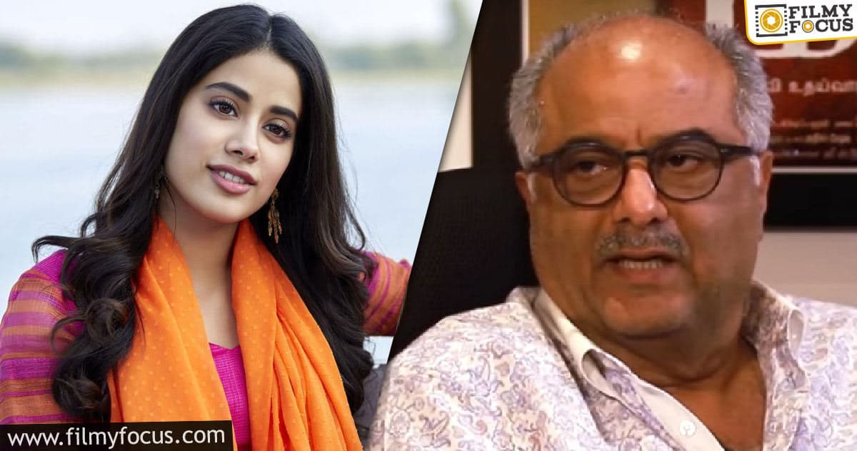 Boney Kapoor reveals details about Jahnvi’s Telugu debut