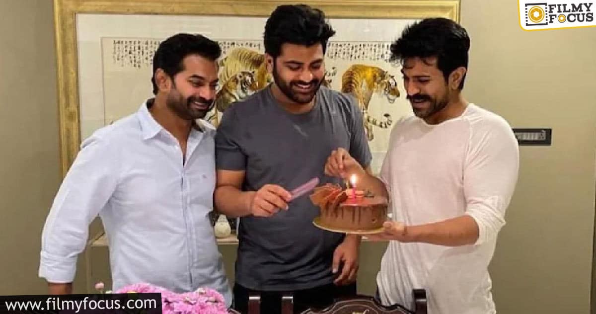 Ram Charan celebrates Sharwanand birthday in style