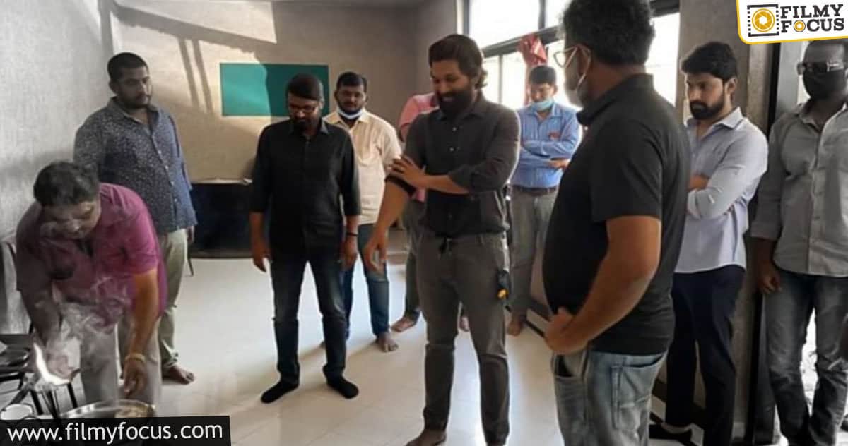 Allu Arjun’s Pushpa dubbing commences