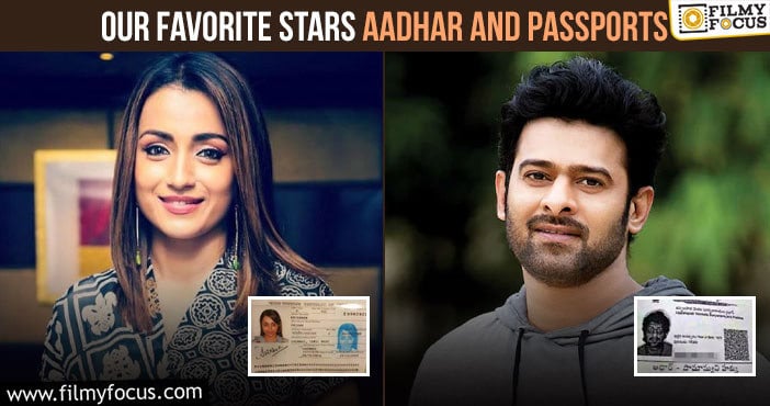 Have a look at our favorite stars Aadhar and Passports