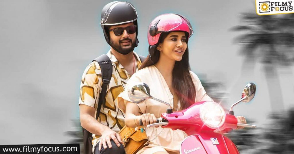 Nithiin's Fun Ride With Nabha Natesh
