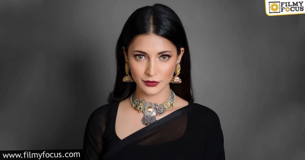 Salaar Shruti Haasan To Cover The Gangster Story Of Prabhas