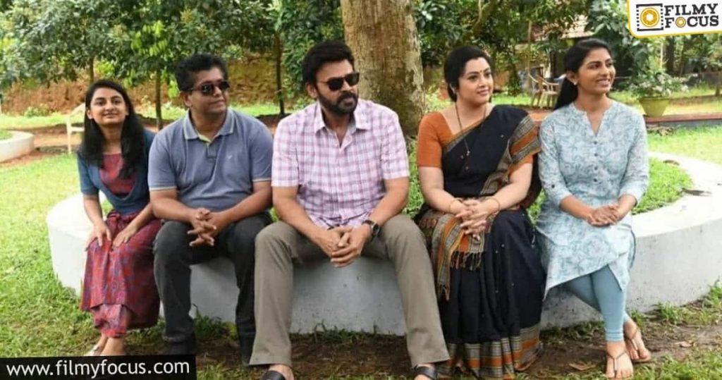 Venkatesh Wraps Up His Portion For Drushyam 2