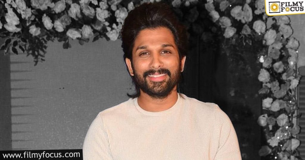 allu arjun's daring act for icon