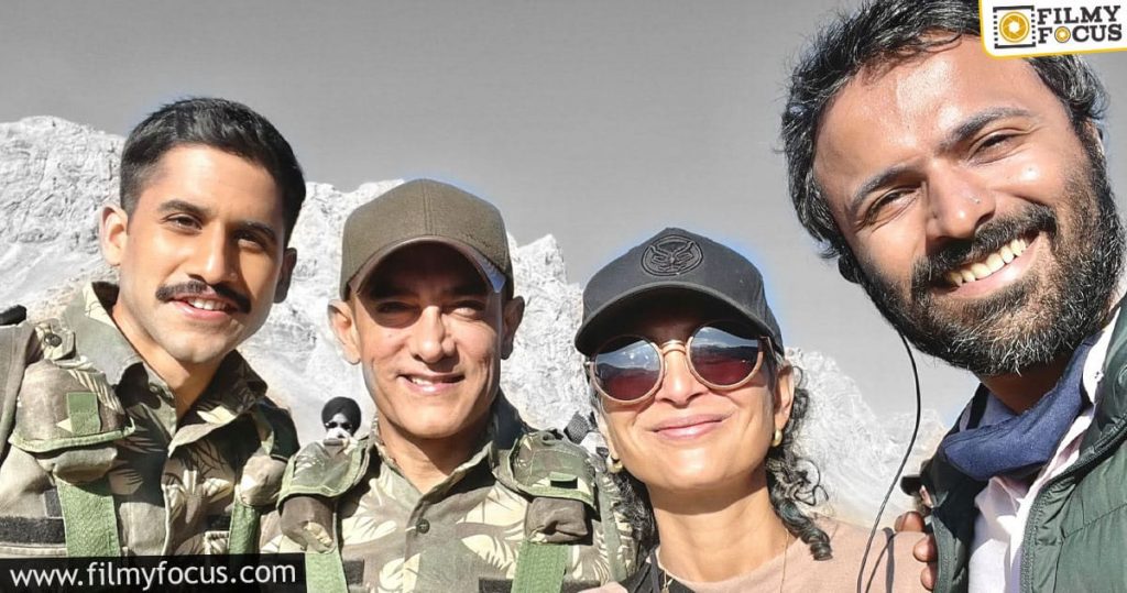 pic talk naga chaitanya's impressive look from aamir's film