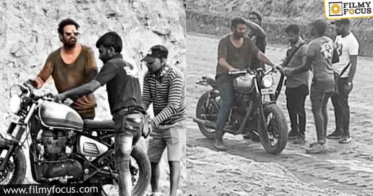 Viral Pic: Prabhas rides a vintage bullet