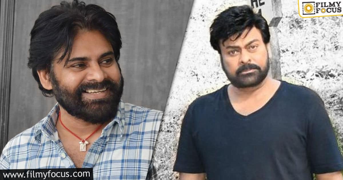 Pawan visits the sets of Chiru153