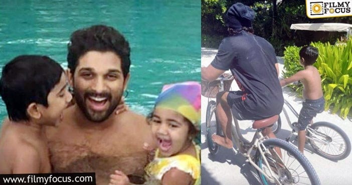 Allu Arjun enjoying family vacation