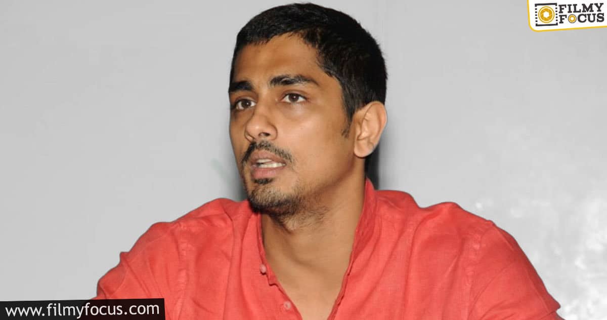 Actor Siddharth takes a dig at FAKE box office figures