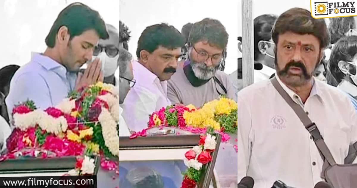 Tollywood pays tribute to Sirivennela Seetharama Sastry