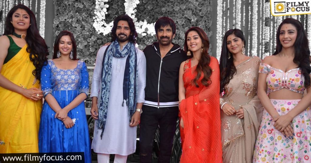 Ravi Teja's next to have five heroines