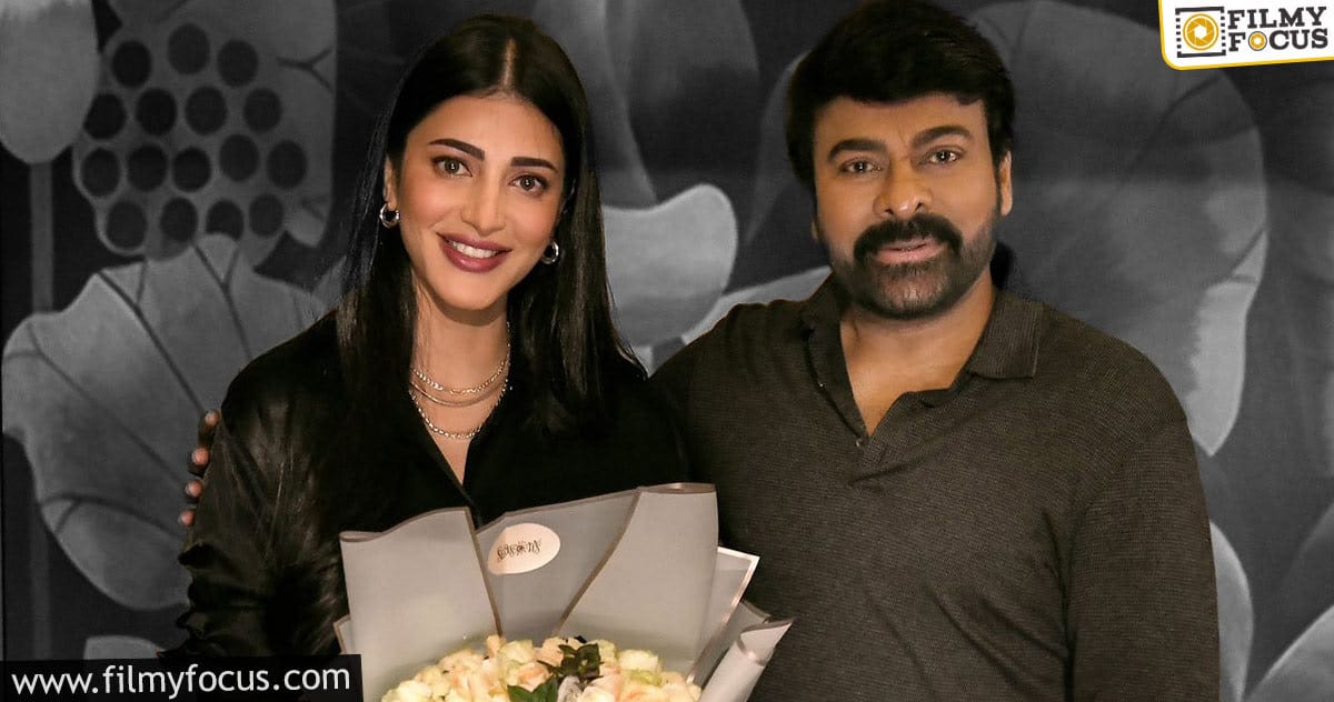 Official: Shruti Haasan on board for Chiru’s film