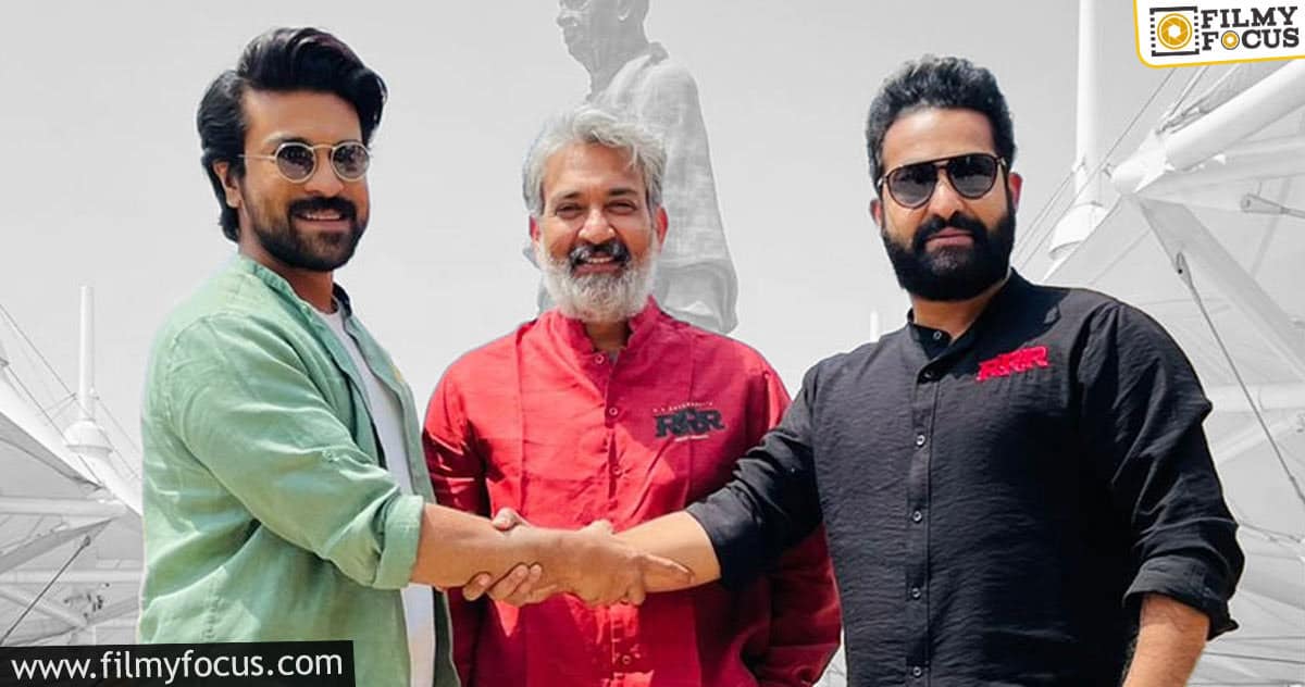 Pic Talk: RRR team at statue of Unity