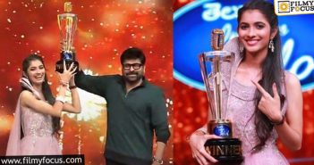 Aha's Indian Idol Telugu grand finale BVK Vagdevi lifts the trophy