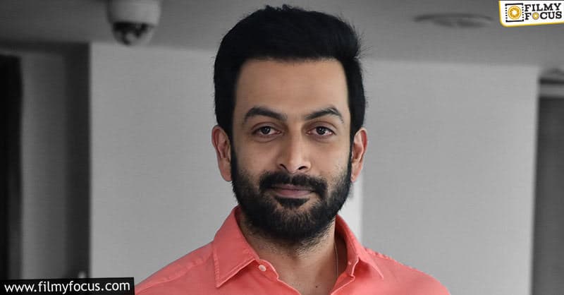 Prithviraj’s Telugu directional project locked;  Budget deets inside