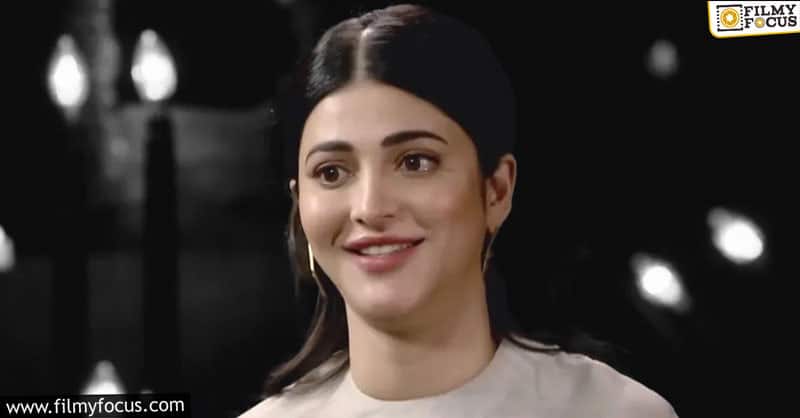 Shruti Haasan talks about Prabhas and Salaar