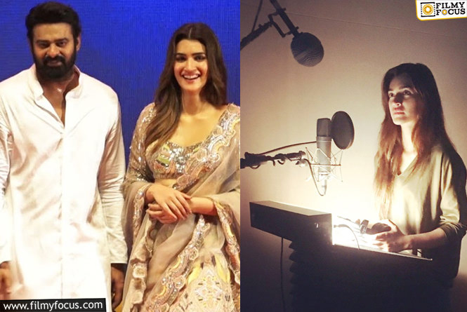 Adipurush: Kriti Sanon Wraps up the Dubbing Part for her Role