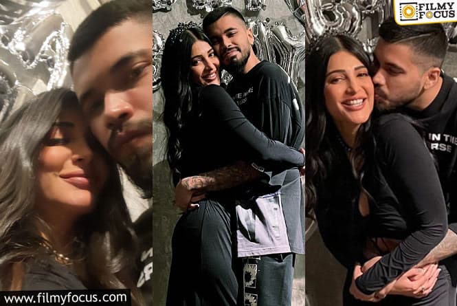 Shruti Haasan Shares Pics with Beau Santanu Hazarika on her 37th Birthday Bash