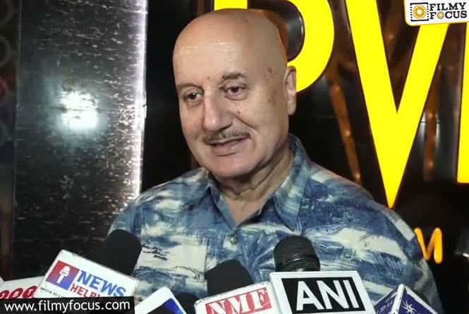 Anupam Kher Takes a Dig at Young Actors Acting Skills