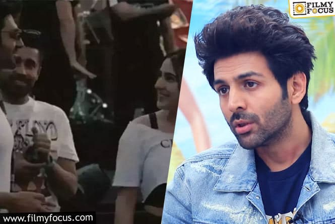 Kartik Aaryan Reacted on Recent Pictures with Sara Ali Khan