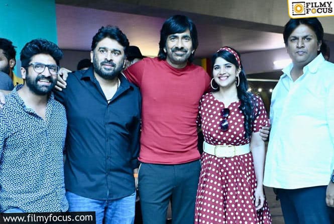 Ravi Teja’s Next Wraps up Shooting Part