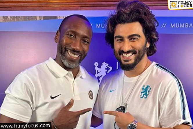 Arjun Kapoor’s Fanboy Moment With Jimmy Floyd Hasselbaink: “Finally Meeting The Legend”