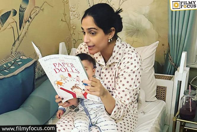 Sonam Kapoor Becomes a Storyteller for Her son Vayu