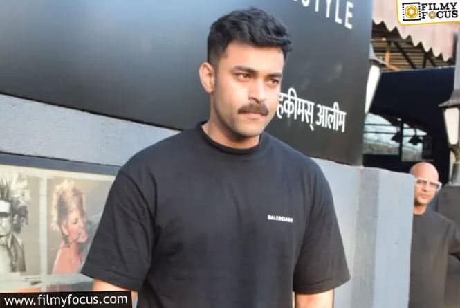 Telugu star Varun Tej Reveals New Look from his Bollywood Debut Film