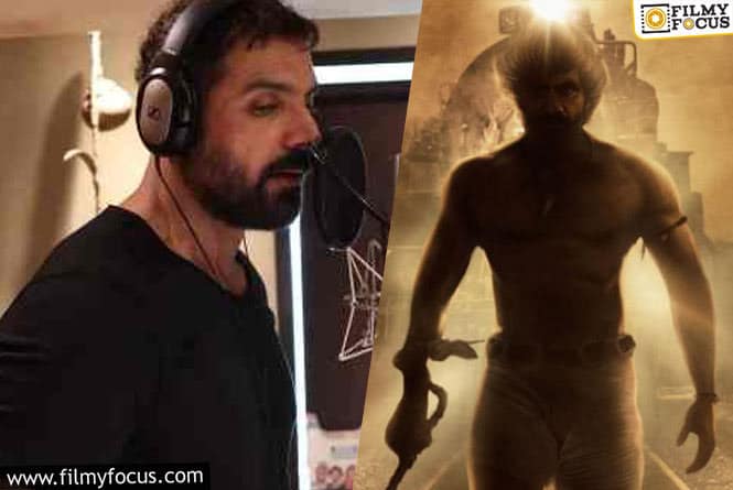 John Abraham Turns Voice-over Artist for Film Tiger Nageswara Rao