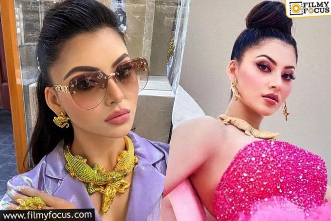 Urvashi Rautela Trolled for Wearing Crocodile Necklace Worth Crores!