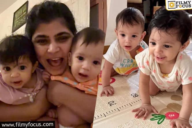 Chinmayi Sripada Reveals her Twins Face !