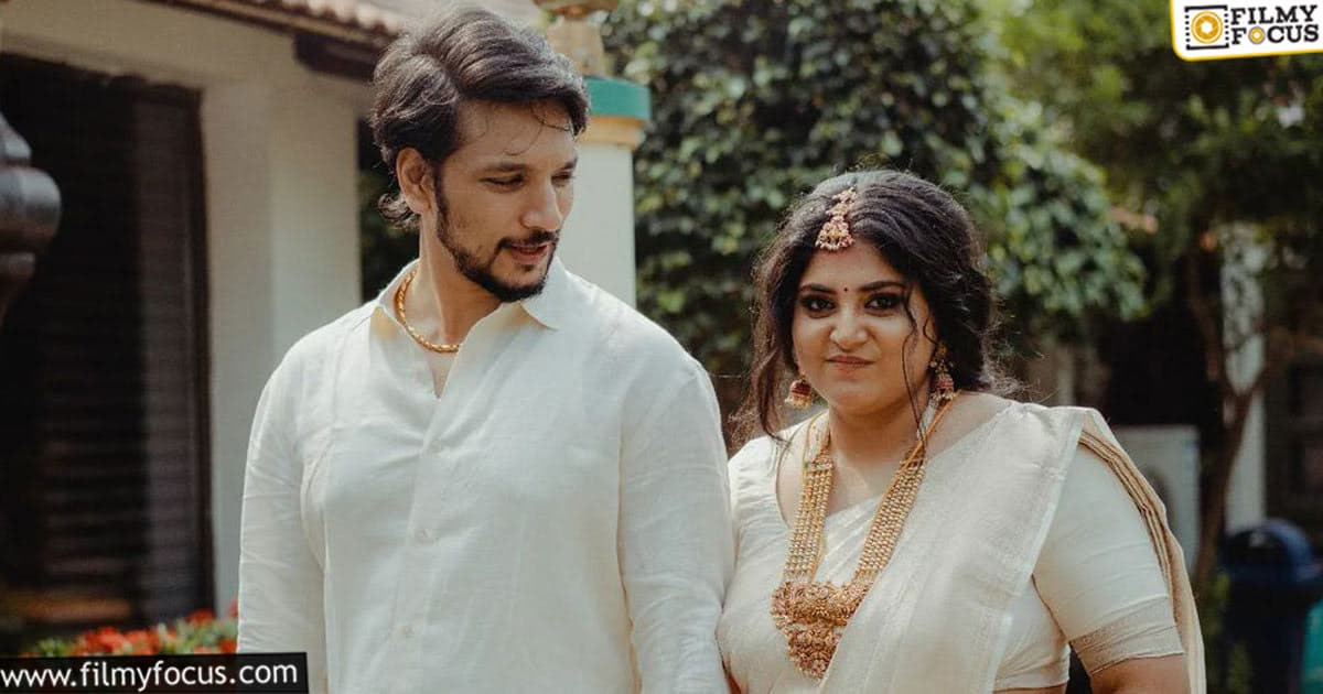 Manjima Mohan Posts Wedding Picture With Husband Gautham Karthik