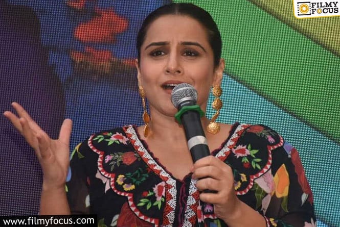 Vidya Balan Speaks About her Early Stage of Career, says I Was Sleepwalking